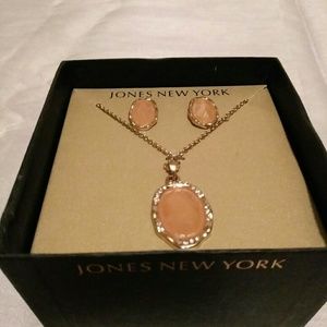 Necklace and earrings